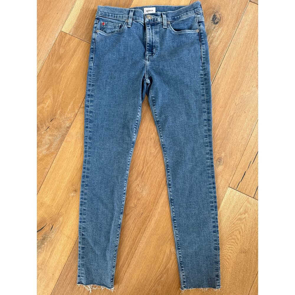 Hudson Natalie Mid Rise Super Skinny Jeans